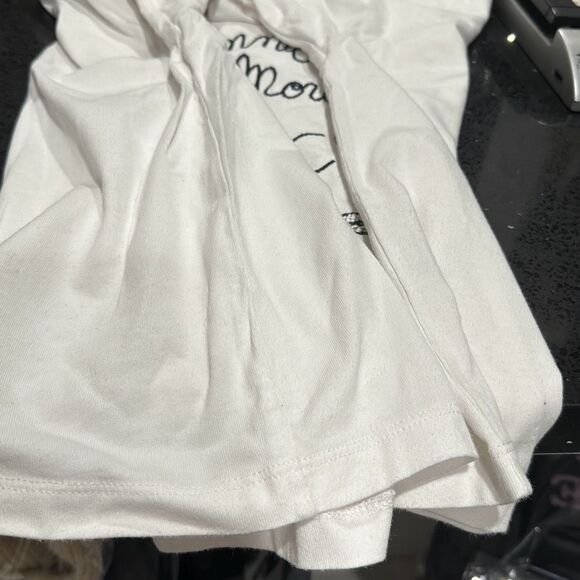 Uniqlo Olympia Le-Tan Women Minnie Mouse Loves Dots Crop Short Sleeve Tee Size M - Picture 7 of 8